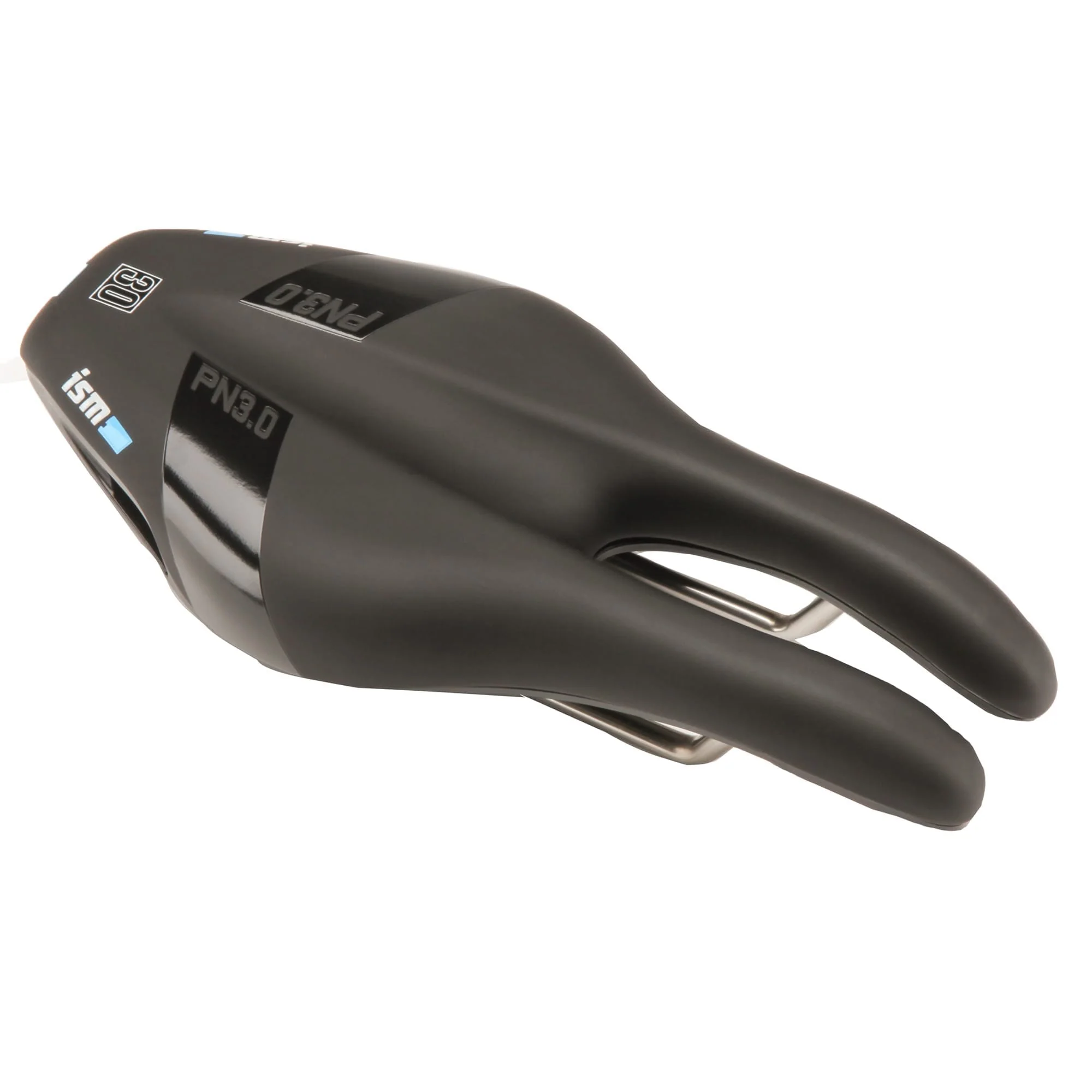 Siodełko ISM PN 3.0 120 mm z szynami ze stali nierdzewnej, czarne