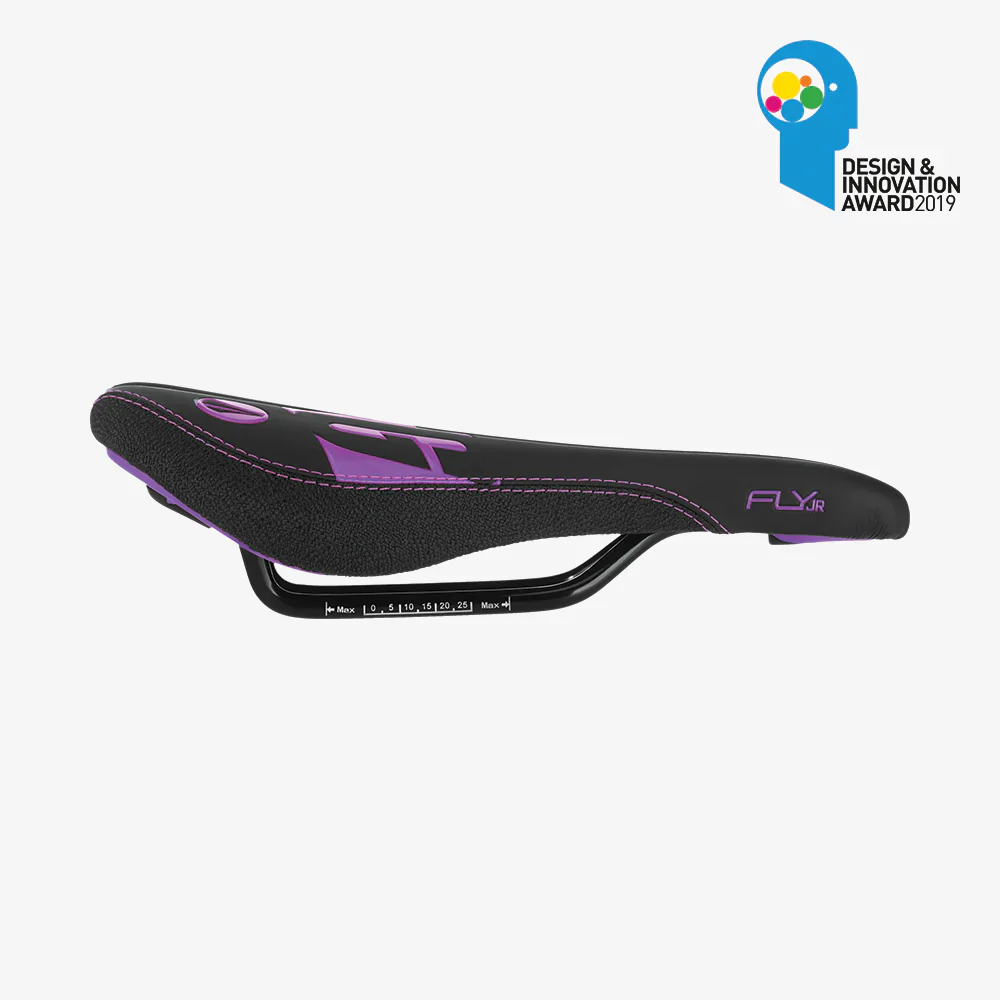Siodełko juniorskie SDG FLY Black/Purple - Image 3