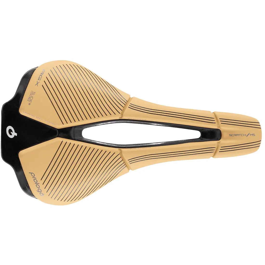 Siodełko PROLOGO SCRATCH M5 PAS AGX SPACE SLIDE CONTROL Rails Tirox Beige