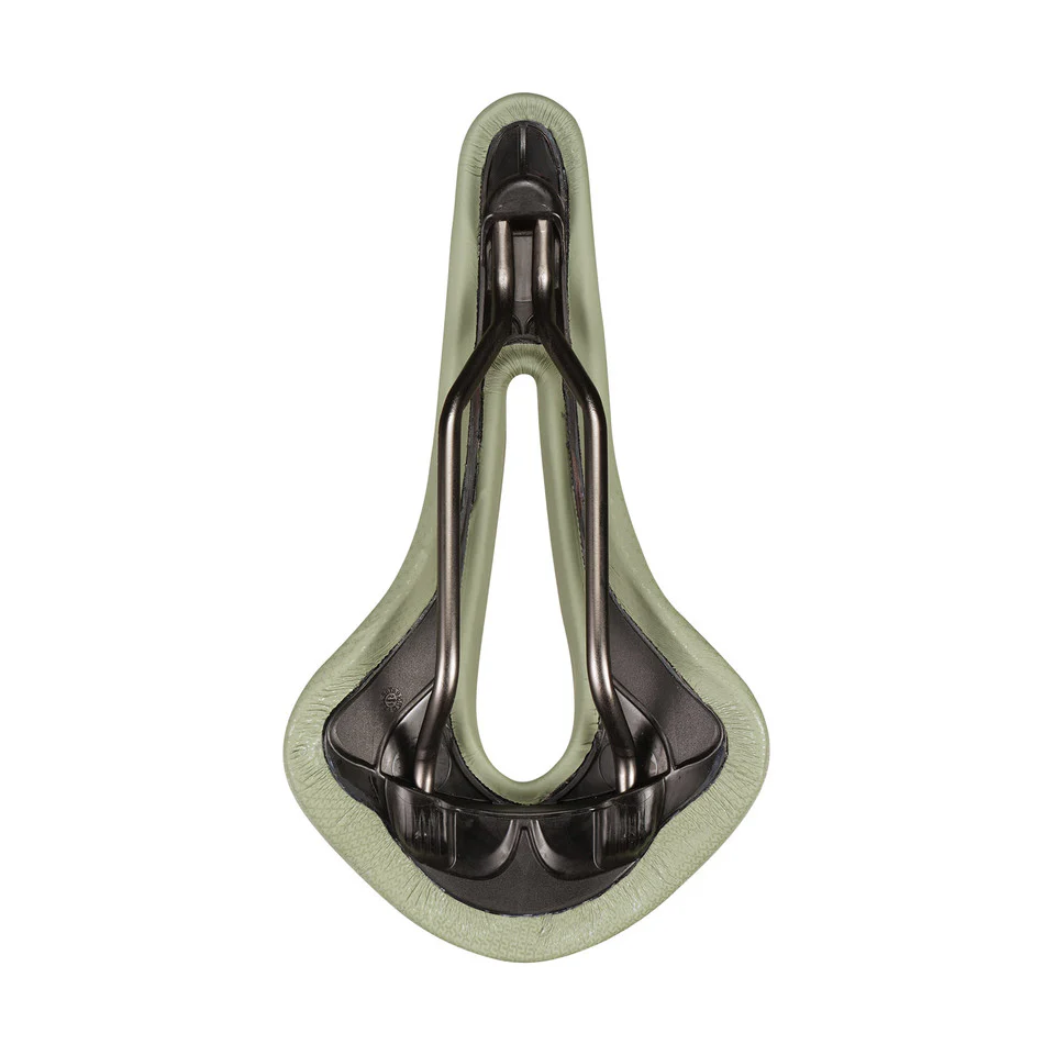 Siodełko SAN MARCO ALLROAD SUPERCONFORT OPEN-FIT RACING L3 Szerokość 146 mm Stalowe szyny Xsilite Sage Green - Image 4