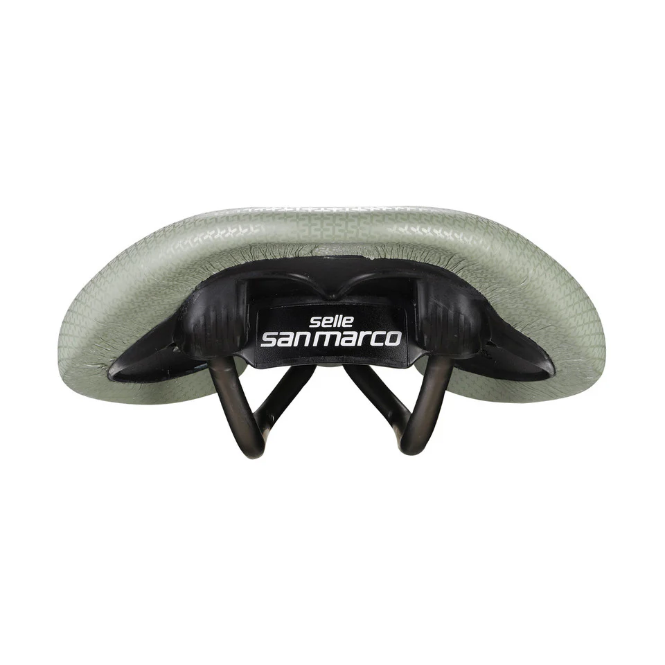 Siodełko SAN MARCO ALLROAD SUPERCONFORT OPEN-FIT RACING L3 Szerokość 146 mm Stalowe szyny Xsilite Sage Green - Image 5