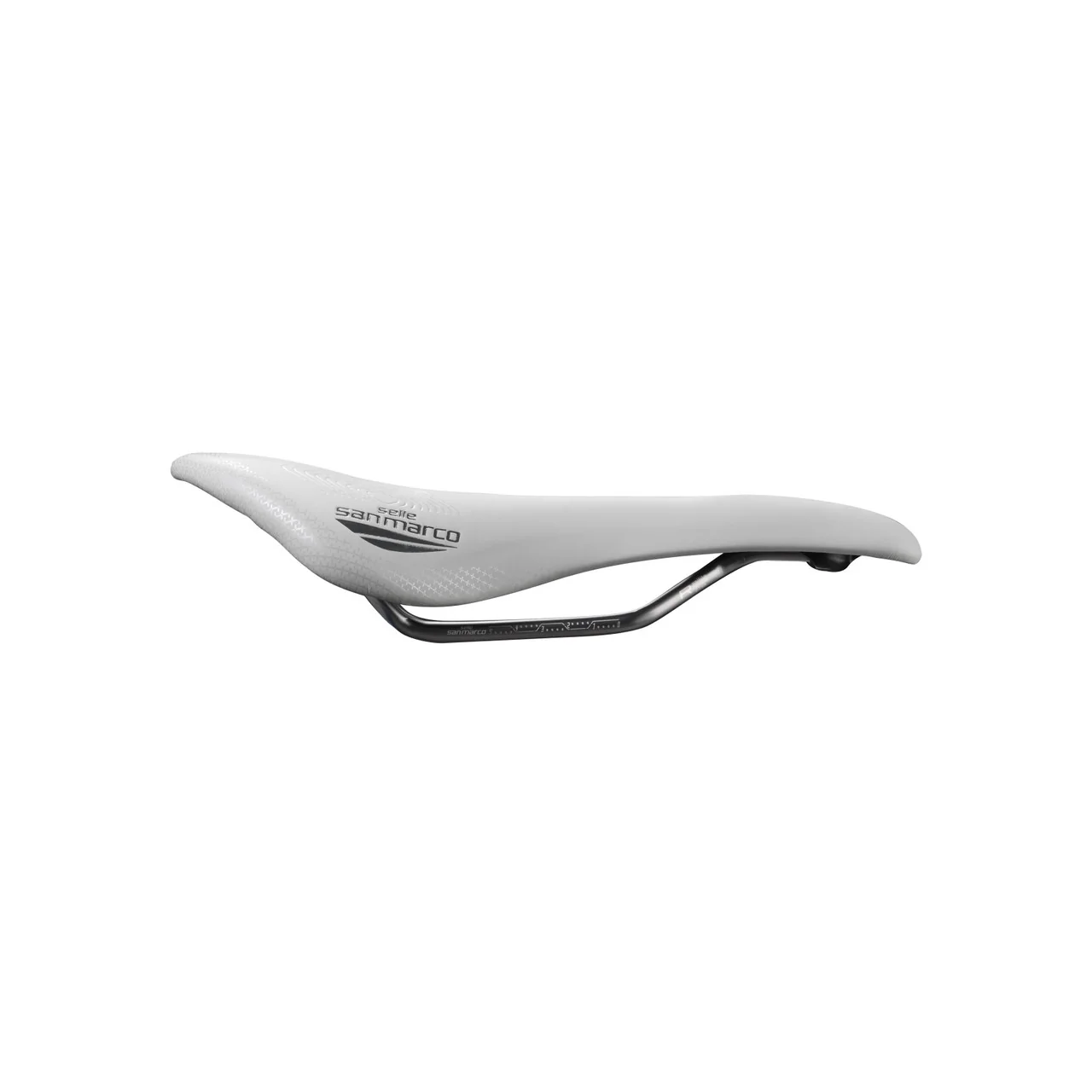 Siodełko SAN MARCO ALLROAD SUPERCONFORT OPEN-FIT RACING L3 Szerokość 146 mm Stalowe szyny Xsilite Szary/Biały - Image 2
