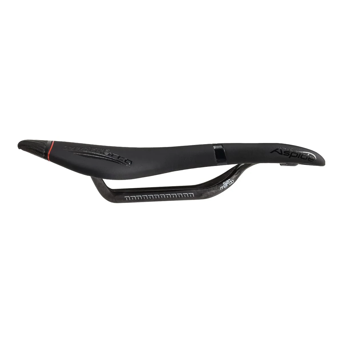 Siodełko SAN MARCO ASPIDE CARBON FX OPEN FIT WIDE Carbon Rails Black - Image 2