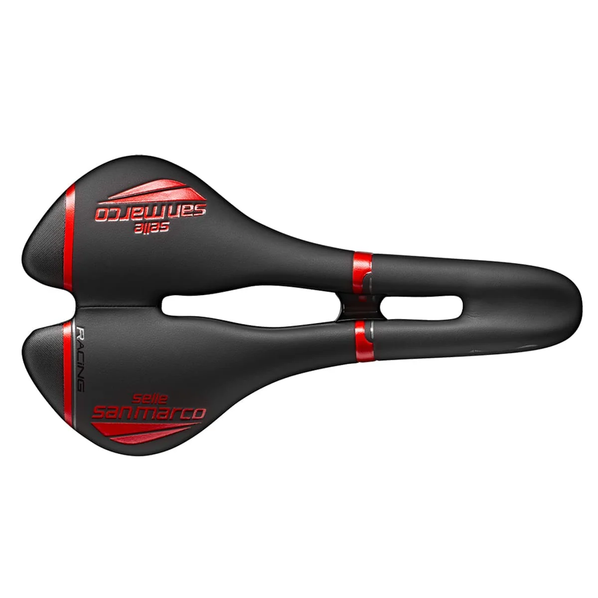 Siodełko SAN MARCO ASPIDE RACING OPEN FIT NARROW Rails Xsilite czarne - Image 6