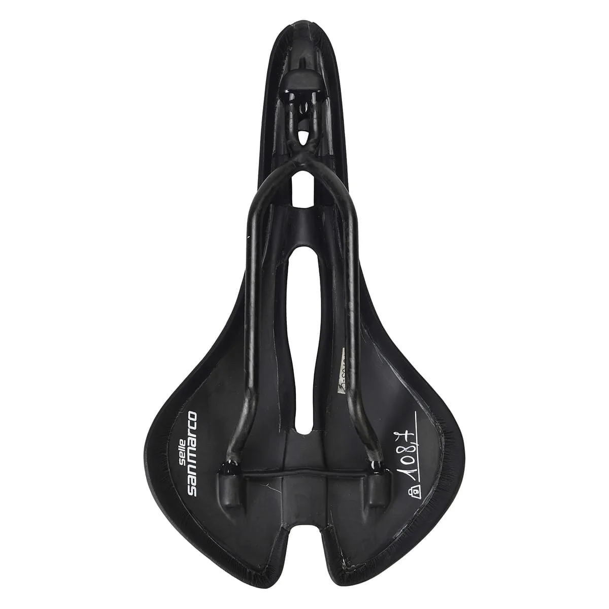 Siodełko SAN MARCO ASPIDE SUPERLEGGERA OPEN FIT WIDE z karbonowymi szynami - Image 4