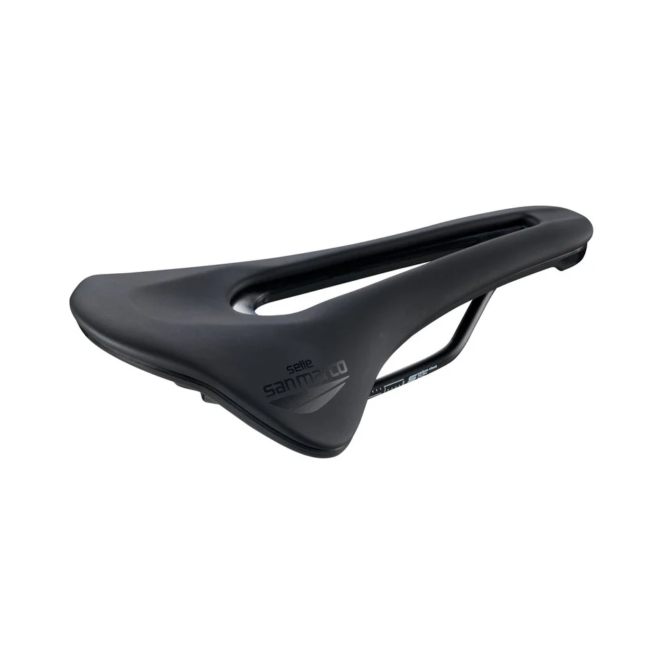 Siodełko SAN MARCO SHORTFIT 2.0 OPEN-FIT SPORT L3 z kompozytowymi szynami o szerokości 155 mm