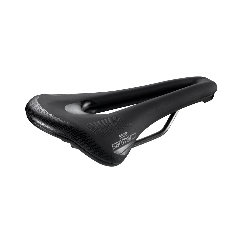 Siodełko SAN MARCO SHORTFIT 2.0 SUPERCOMFORT OPEN-FIT RACING S3 Szerokość 140 mm Stalowe szyny Xsilite