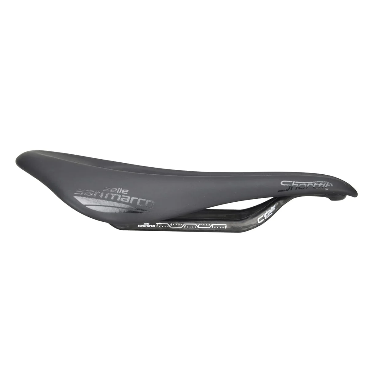 Siodełko SAN MARCO SHORTFIT OPEN FIT SUPERLEGGERA WIDE z karbonowymi szynami - Image 2