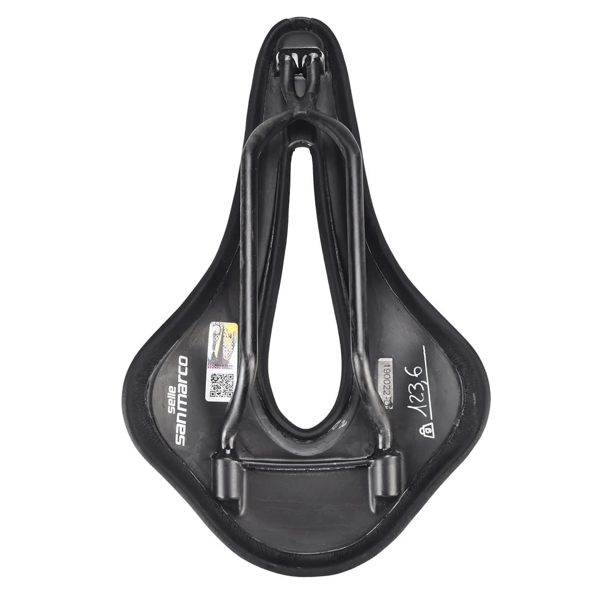 Siodełko SAN MARCO SHORTFIT OPEN FIT SUPERLEGGERA WIDE z karbonowymi szynami - Image 4