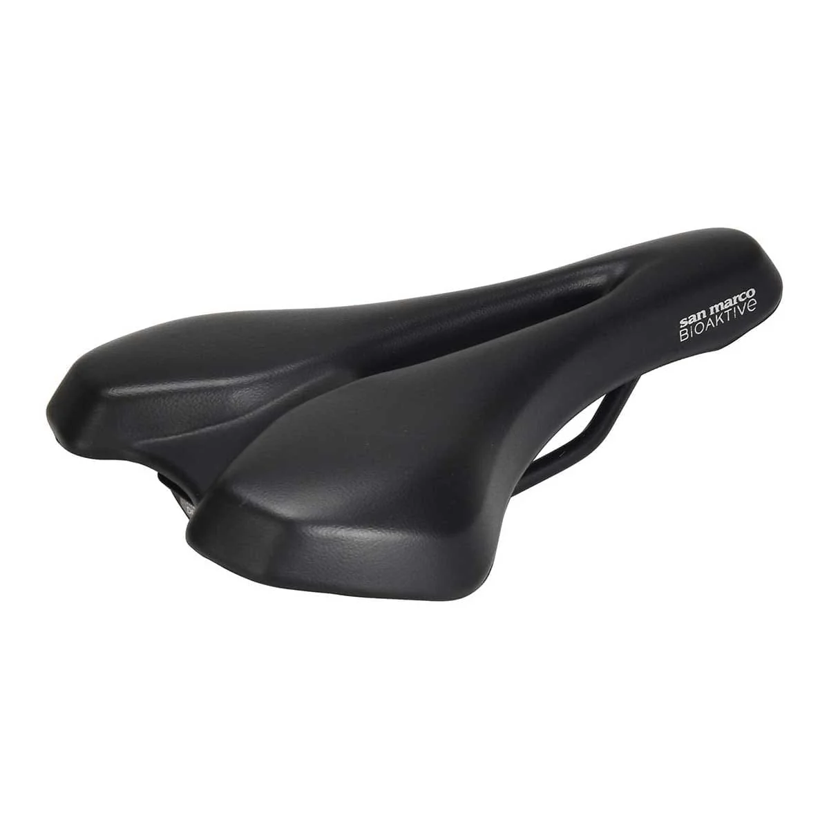 Siodełko SAN MARCO SPORTIVE OPEN FIT BIOFOAM 151 mm stalowe szyny - Image 2