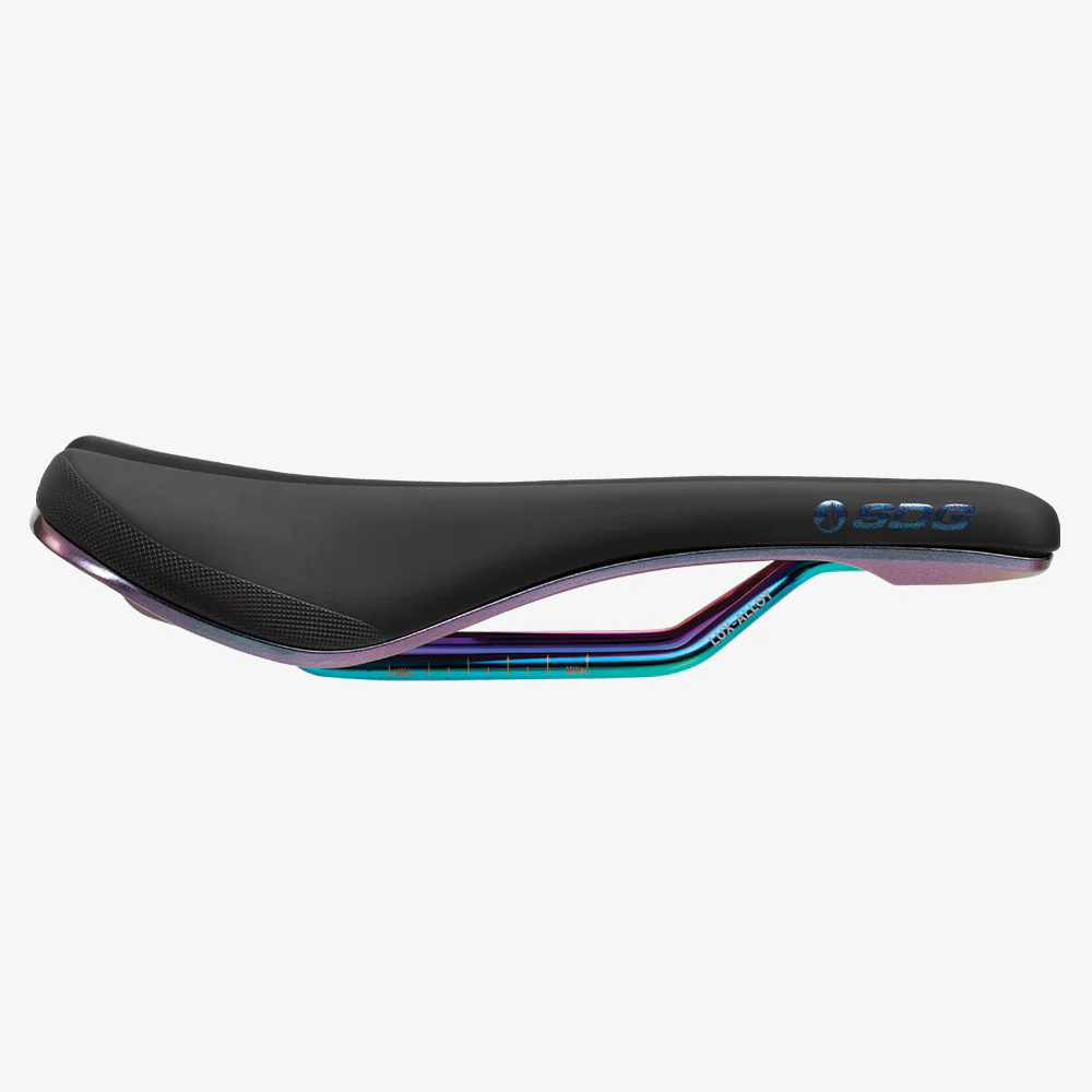 Siodełko SDG BEL-AIR V3 Fuel Rails Lux-Alloy Oil Slick - Image 3