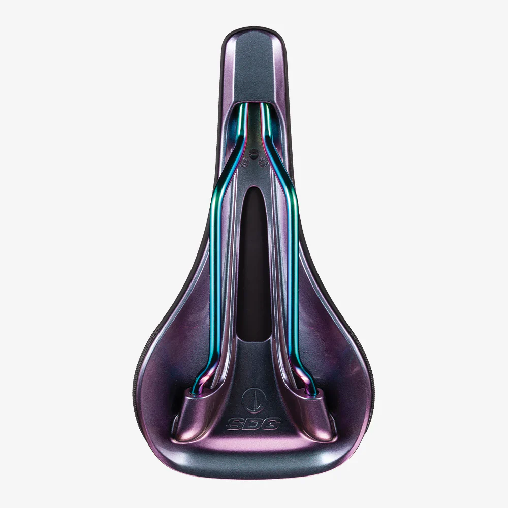 Siodełko SDG BEL-AIR V3 Fuel Rails Lux-Alloy Oil Slick - Image 4