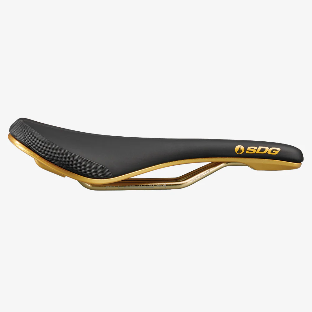 Siodełko SDG BEL-AIR V3 Galactic Rails Lux-Alloy Black/Gold - Image 3