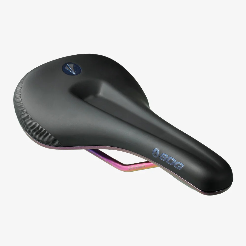 Siodełko SDG BEL-AIR V3 MAX Fuel Rails Lux-Alloy Oil Slick - Image 5