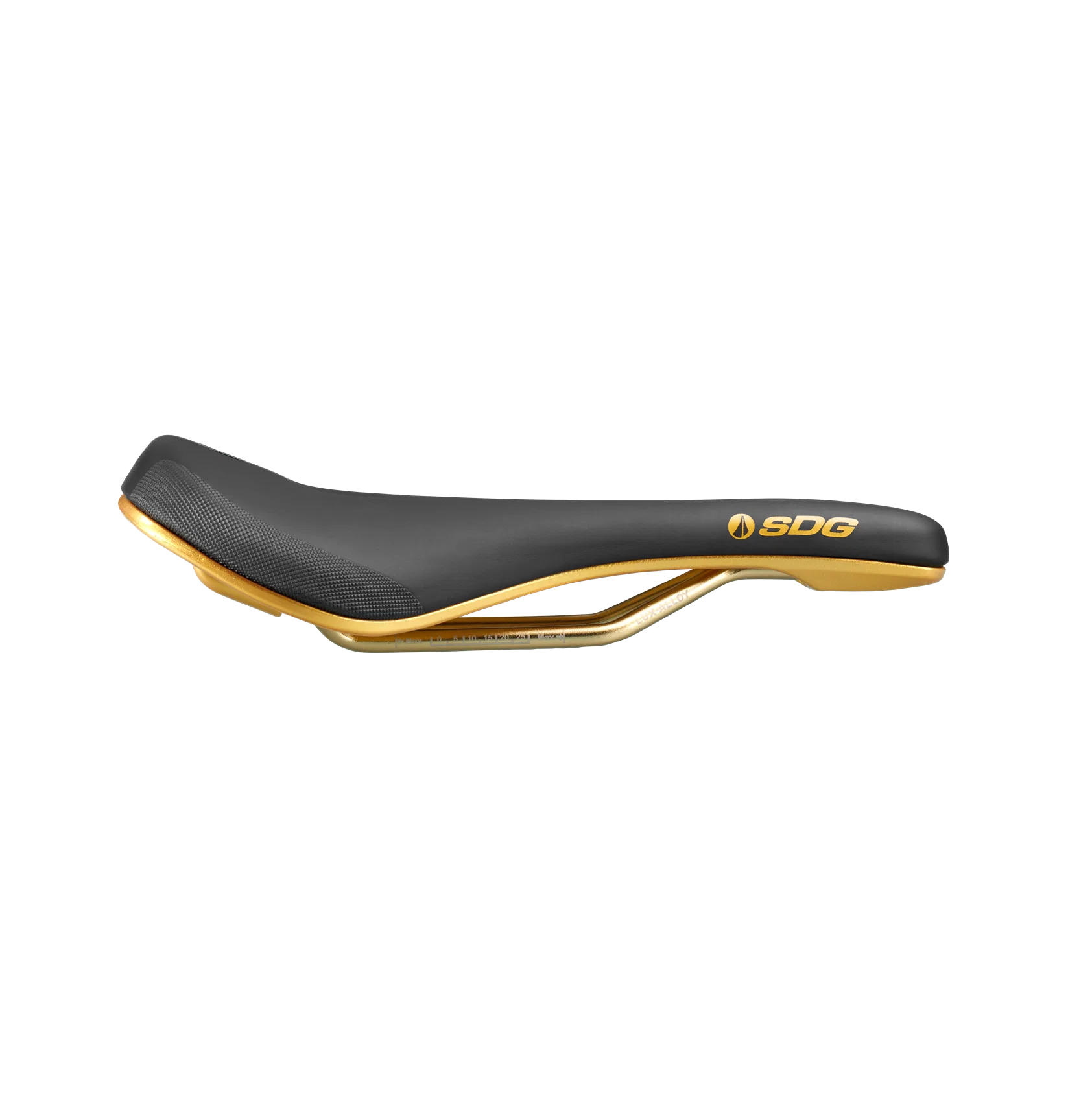 Siodełko SDG BEL-AIR V3 MAX Galactic Rails Lux-Alloy Black/Gold - Image 3