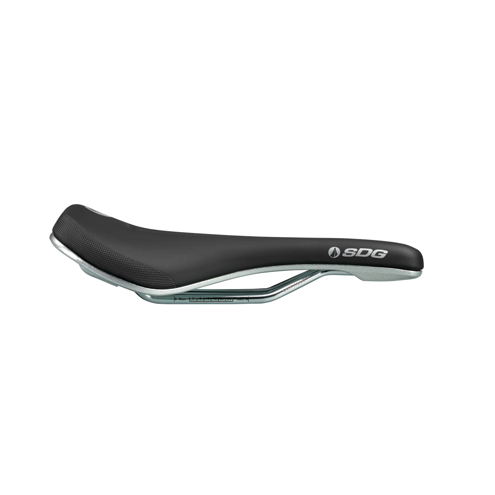 Siodełko SDG BEL-AIR V3 MAX Galactic Rails Lux-Alloy czarny/srebrny - Image 3