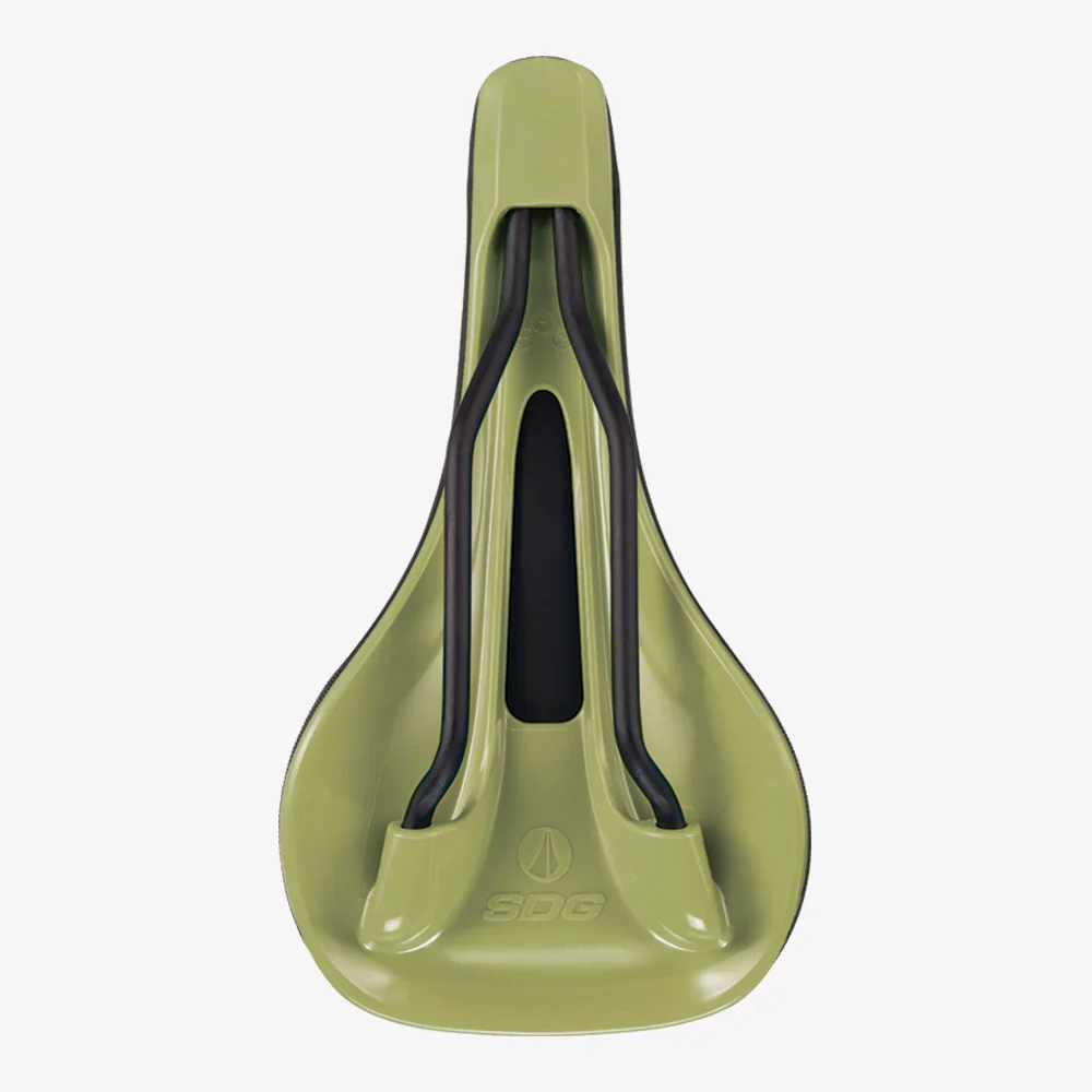 Siodełko SDG BEL-AIR V3 MAX Lux-Alloy Rails Black/Green - Image 4