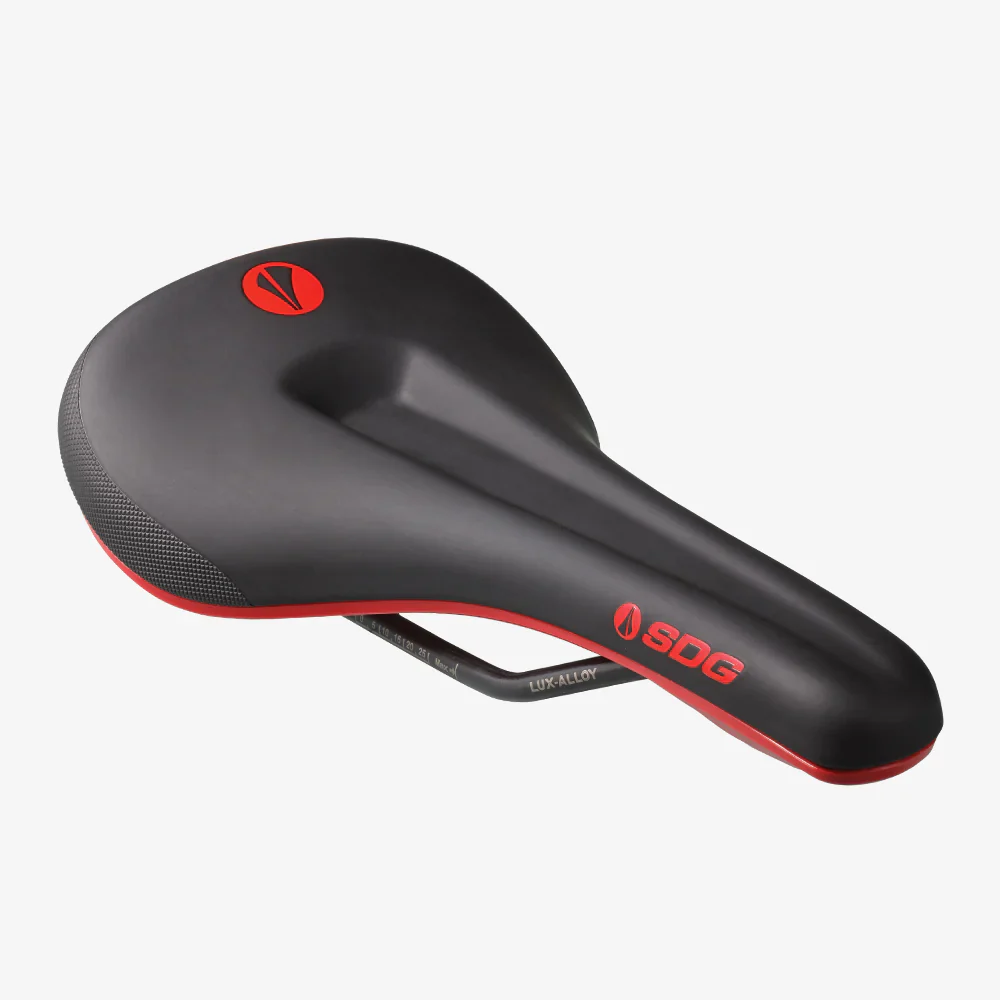 Siodełko SDG BEL-AIR V3 MAX Lux-Alloy Rails Black/Red - Image 5