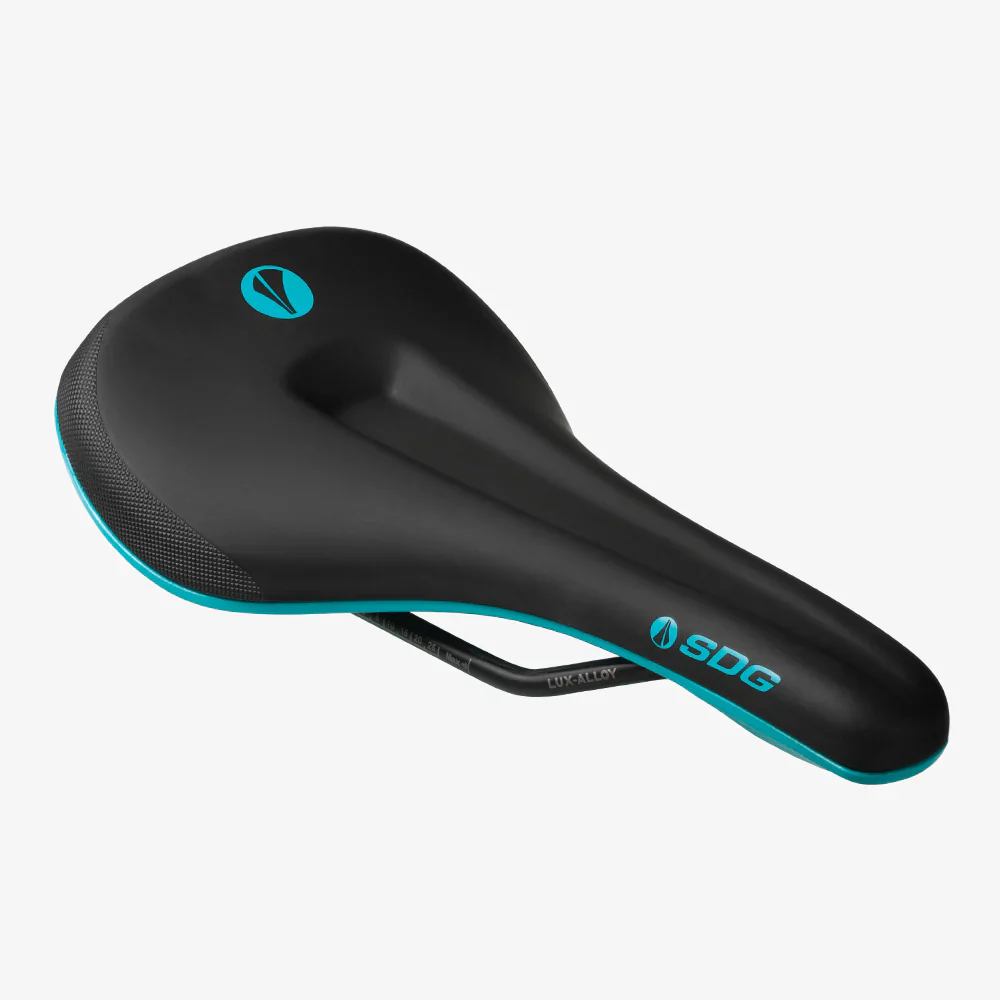 Siodełko SDG BEL-AIR V3 MAX Lux-Alloy Rails Black/Turquoise - Image 5
