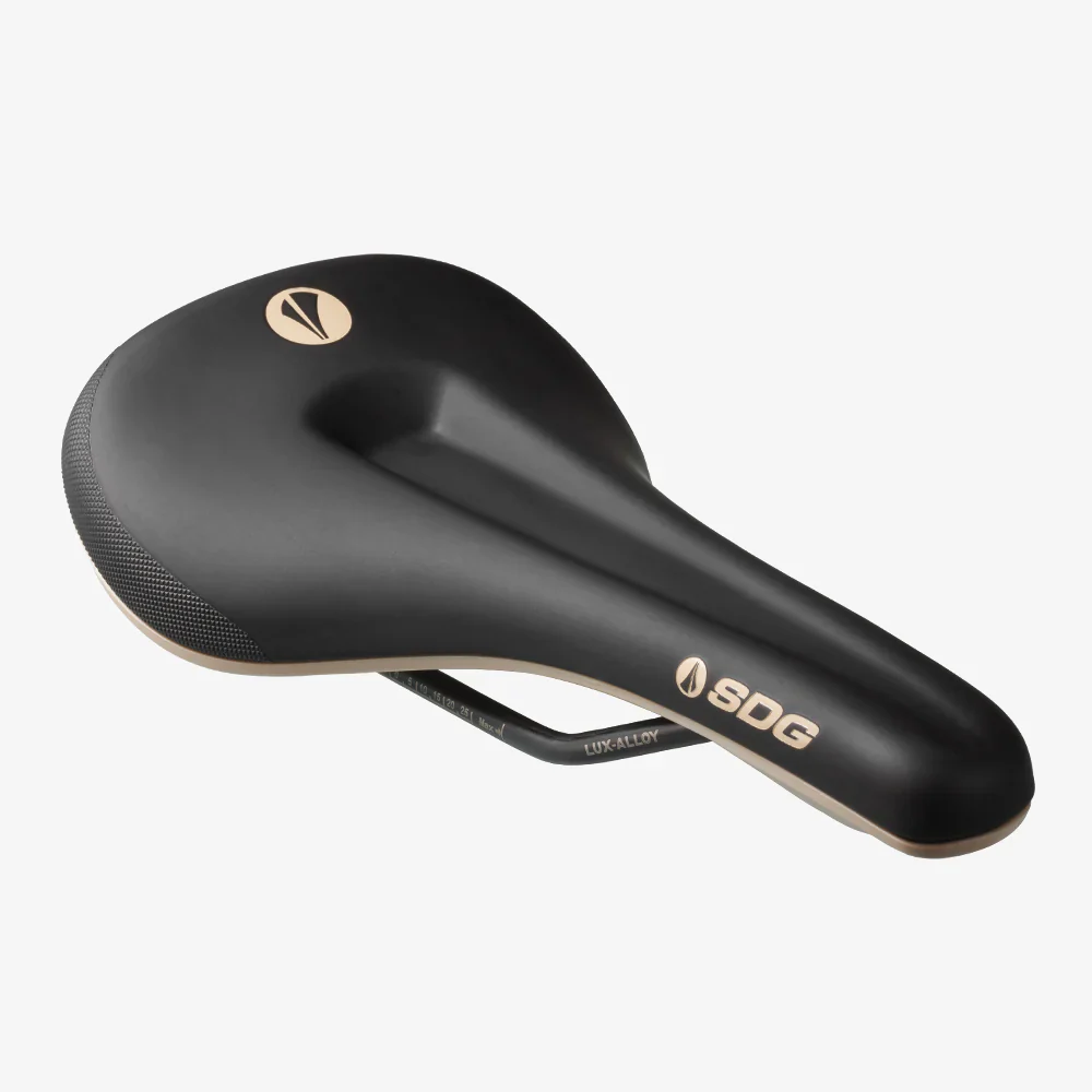 Siodełko SDG BEL-AIR V3 MAX Rails Lux-Alloy Black/Beige - Image 5
