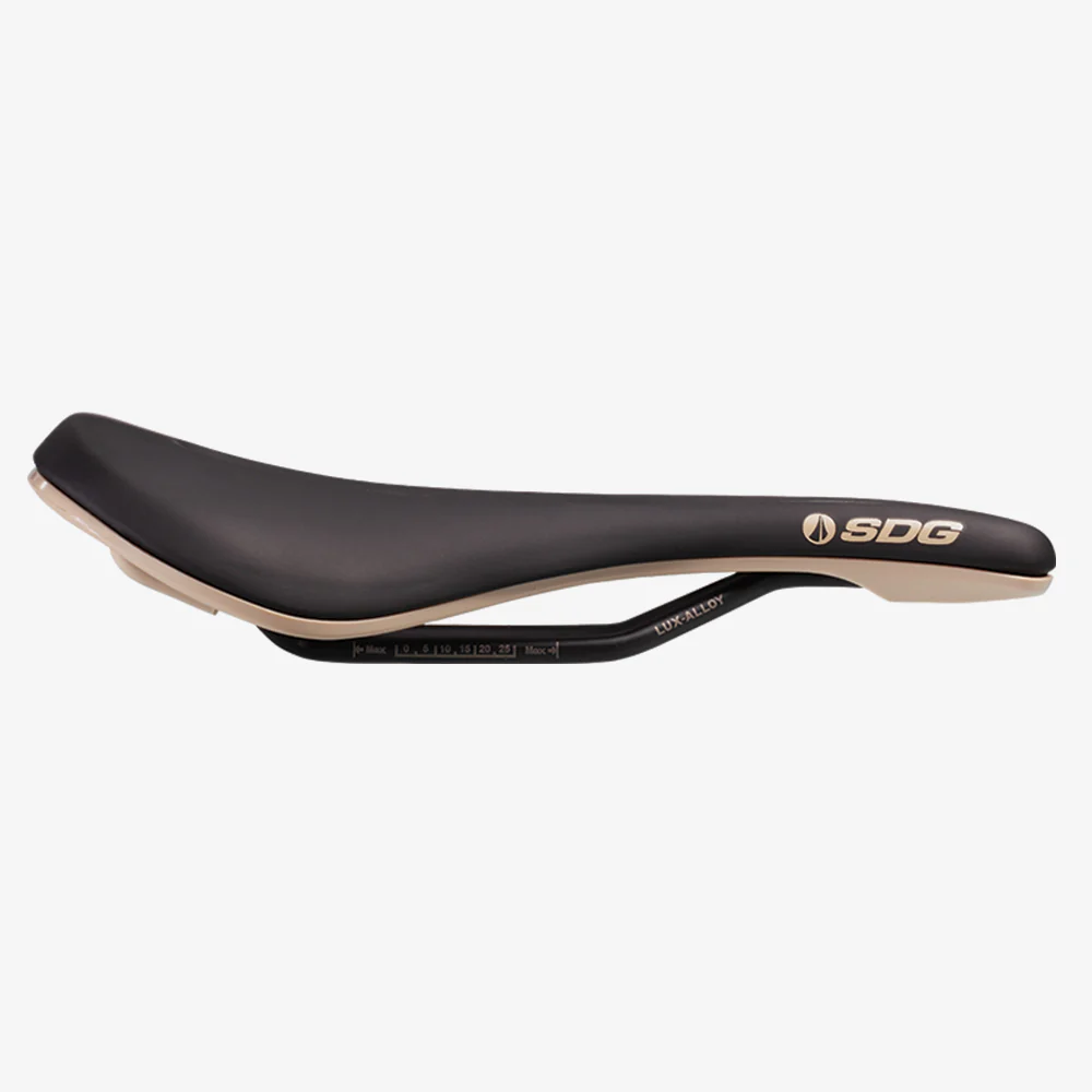 Siodełko SDG BEL-AIR V3 OVERLAND Rails Lux-Alloy Black/Beige - Image 3