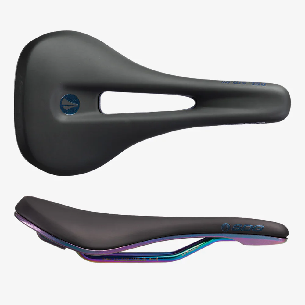 Siodełko SDG BEL-AIR V3 OVERLAND Rails Lux-Alloy Black/Oil Slick
