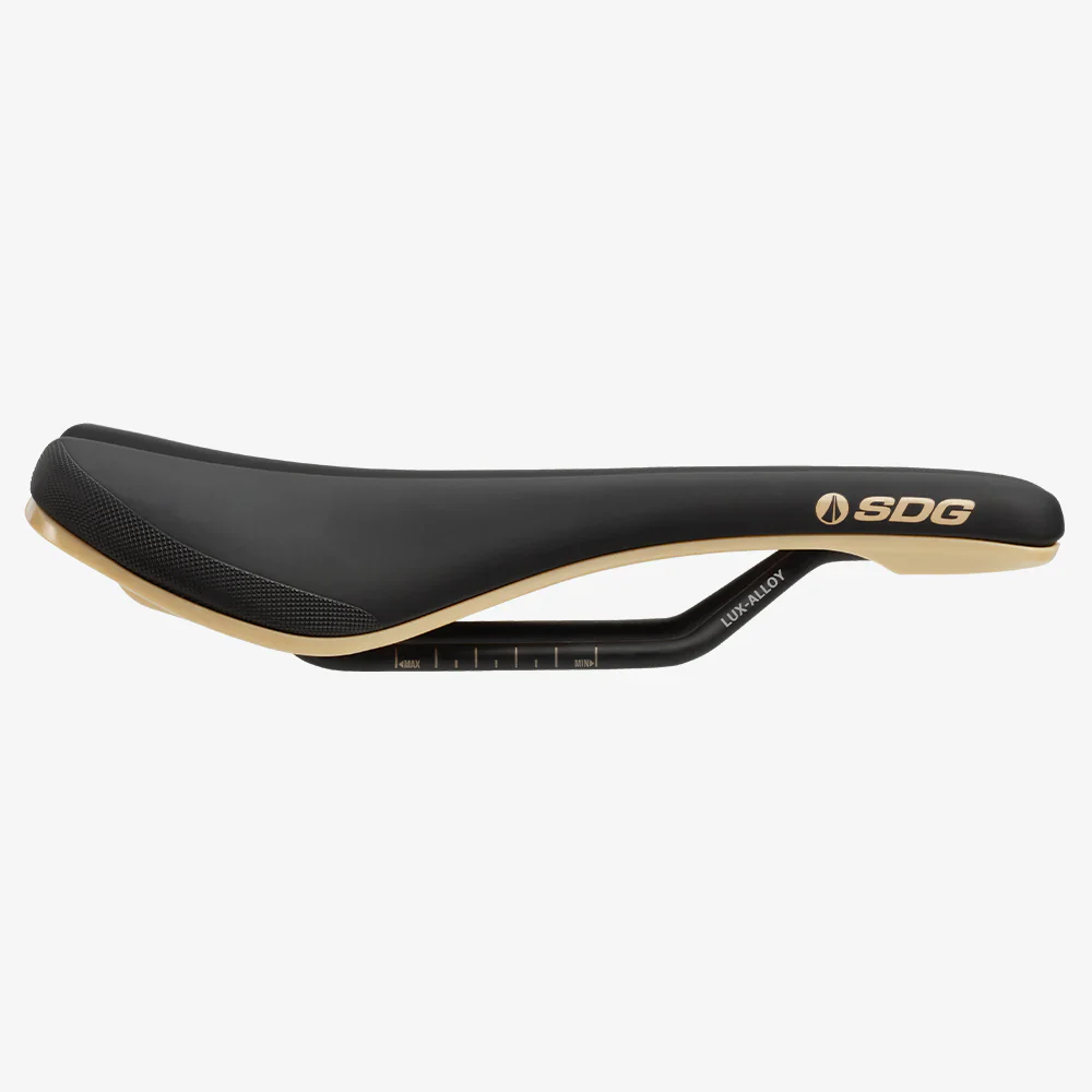 Siodełko SDG BEL-AIR V3 Rails Lux Alloy Black/Beige - Image 3