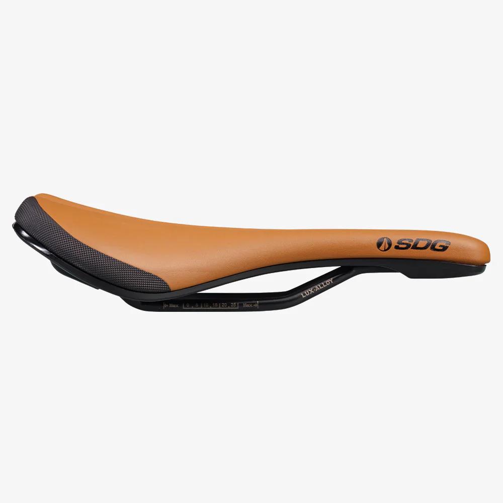 Siodełko SDG BEL-AIR V3 Rails Lux Alloy Brown/Black - Image 3