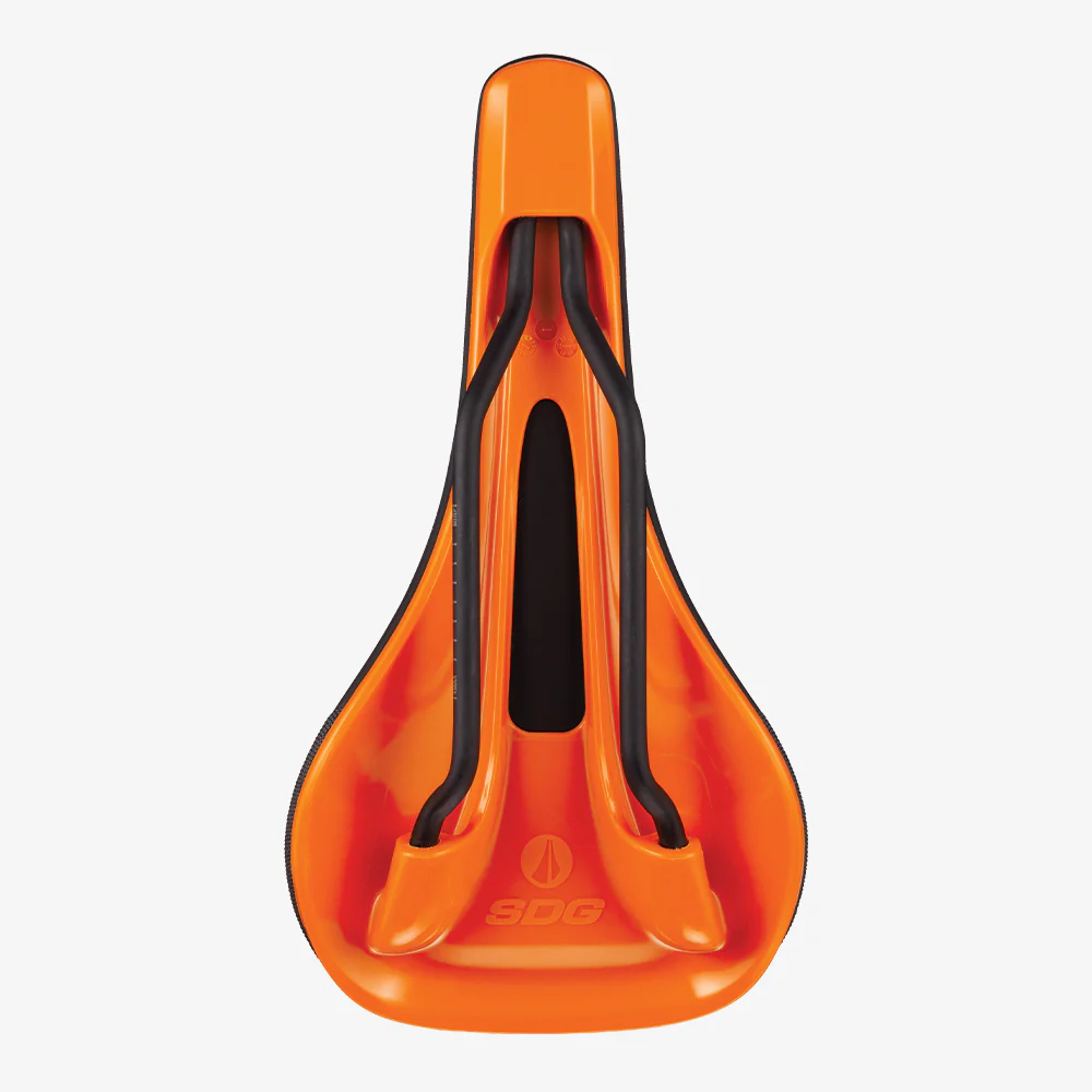 Siodełko SDG BEL-AIR V3 Rails Lux Alloy czarny/pomarańczowy - Image 4
