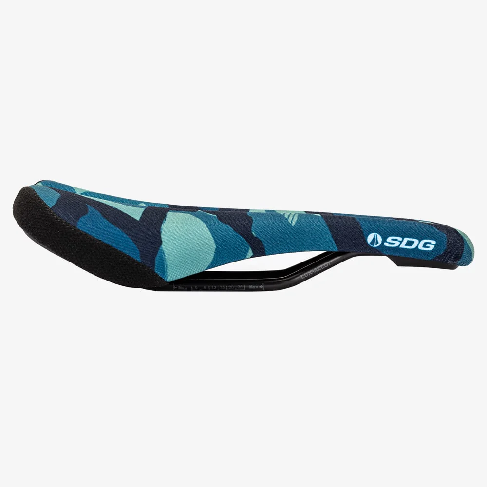 Siodełko SDG BEL-AIR V3 TERRA FIRMA Rails Lux Alloy Camo Blue - Image 3