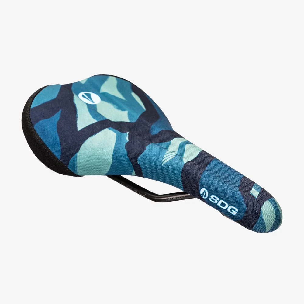 Siodełko SDG BEL-AIR V3 TERRA FIRMA Rails Lux Alloy Camo Blue - Image 4