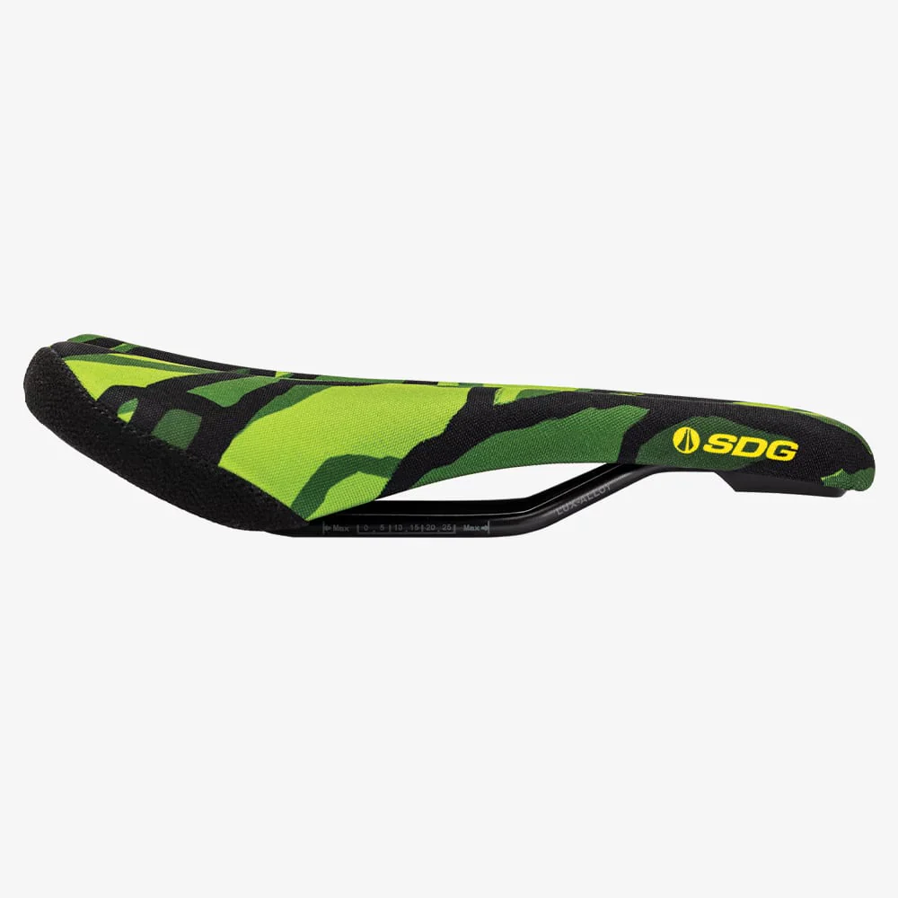 Siodełko SDG BEL-AIR V3 TERRA FIRMA Rails Lux Alloy Camo Green - Image 3