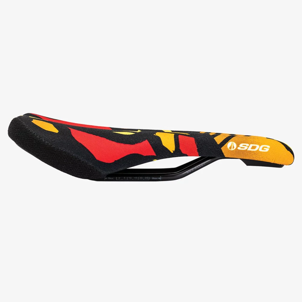 Siodełko SDG BEL-AIR V3 TERRA FIRMA Rails Lux Alloy Camo Orange - Image 3
