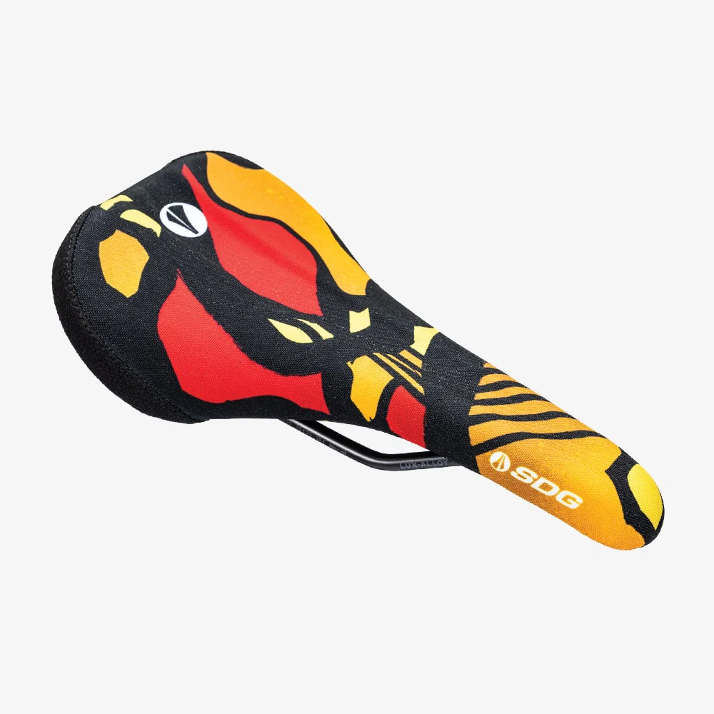 Siodełko SDG BEL-AIR V3 TERRA FIRMA Rails Lux Alloy Camo Orange - Image 4