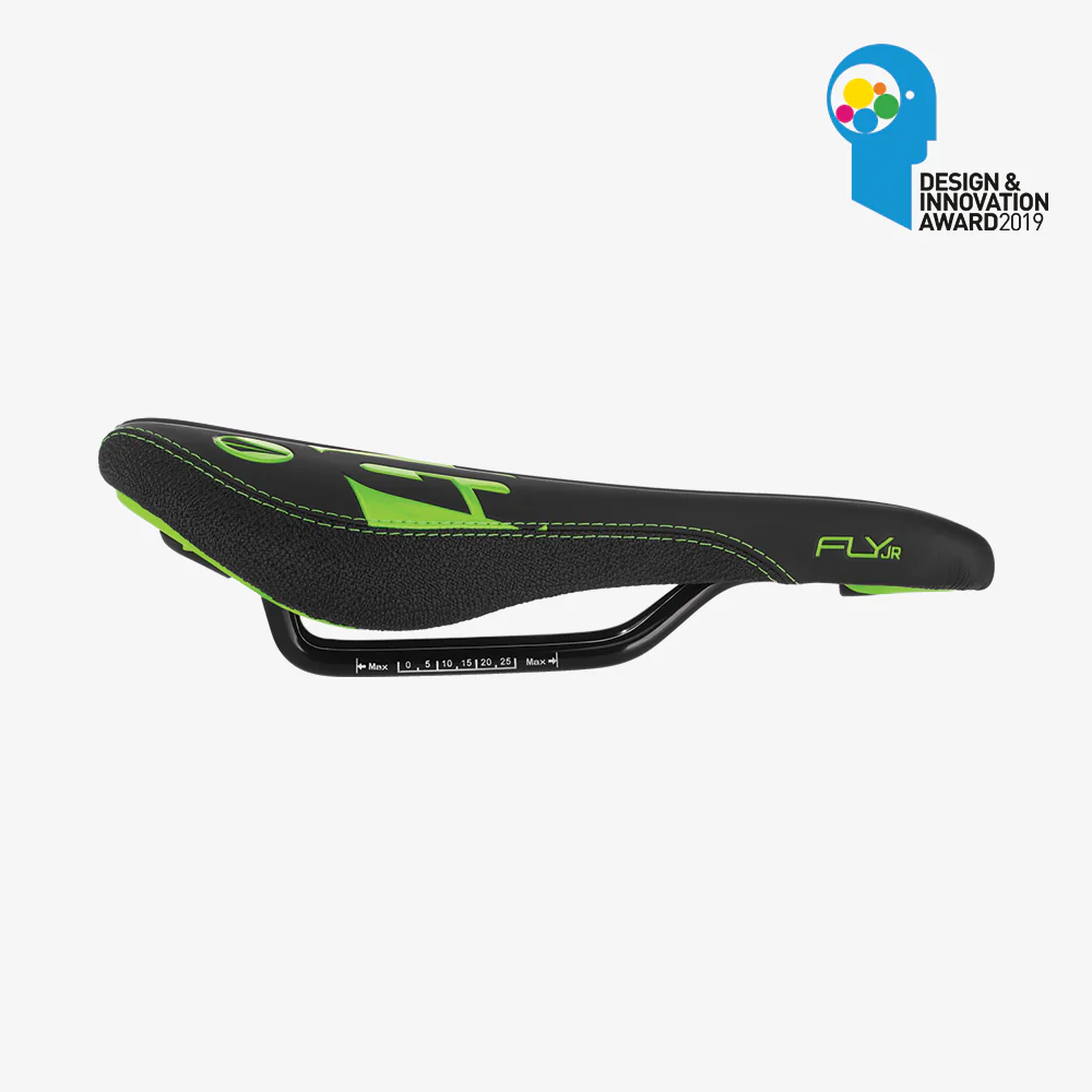 Siodełko SDG FLY Junior czarne/zielone - Image 3