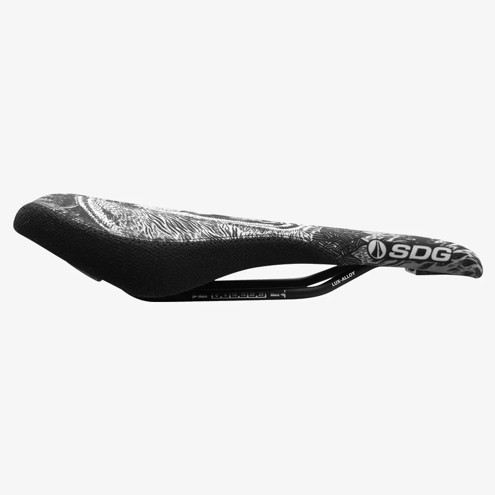 Siodełko SDG OSO RADAR MTN Rails Lux-Alloy Black/White - Image 2
