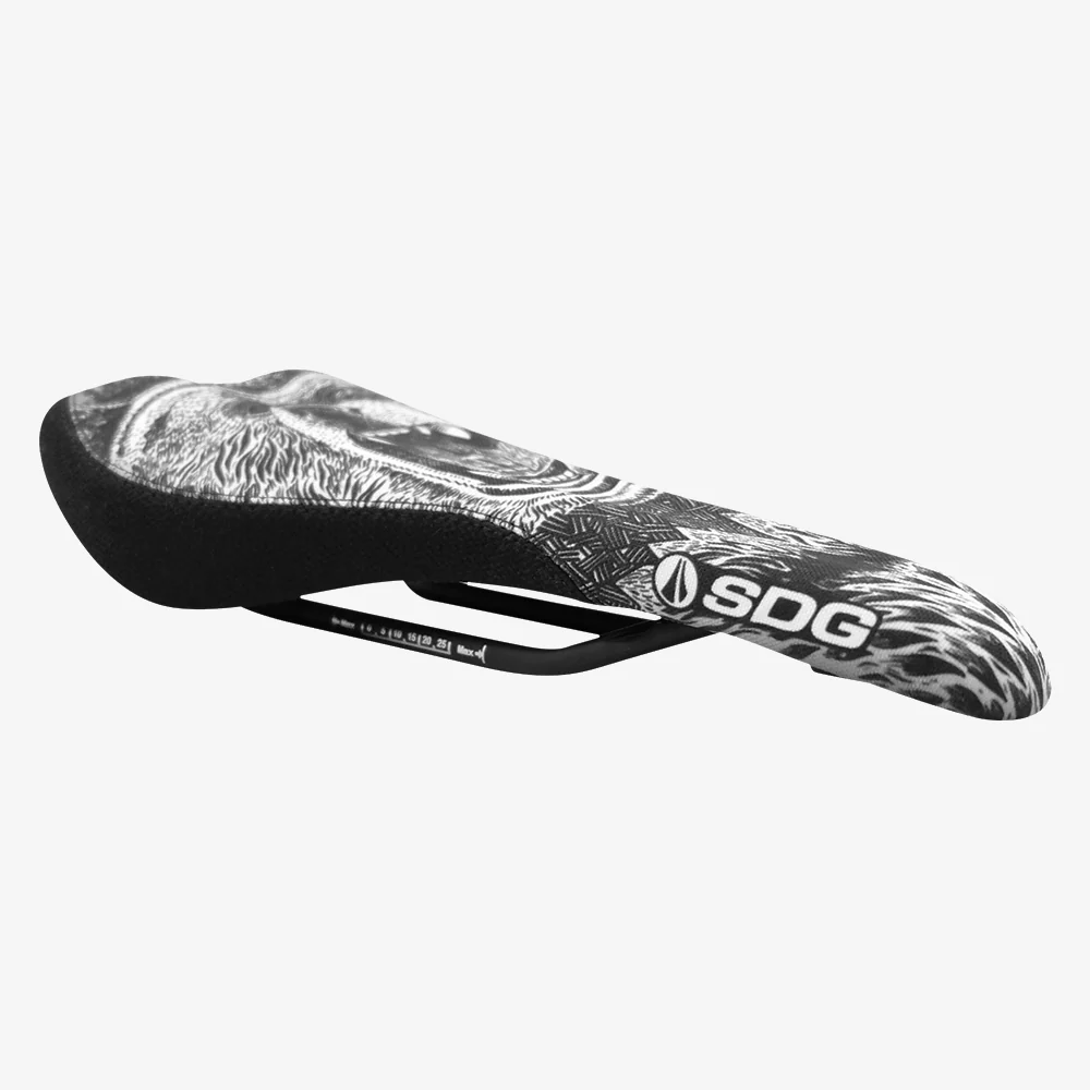 Siodełko SDG OSO RADAR MTN Rails Lux-Alloy Black/White - Image 3