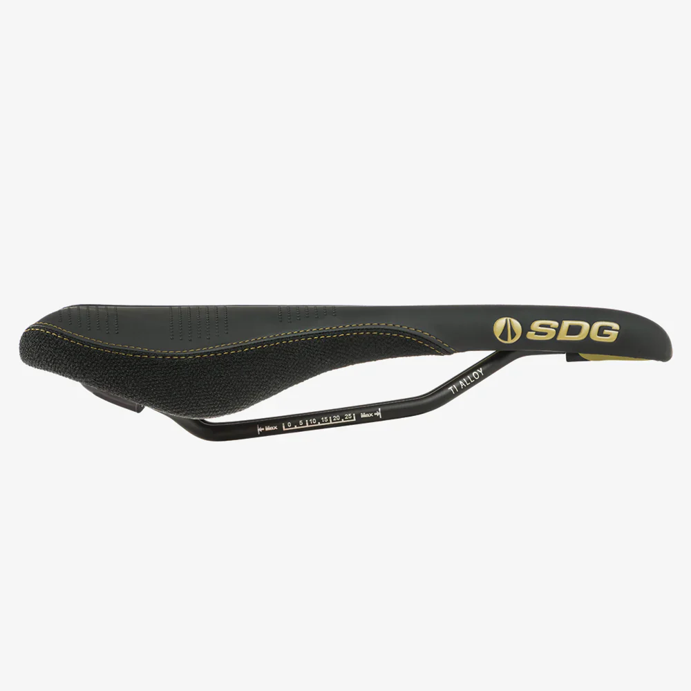 Siodełko SDG RADAR MTN Rails Titanium-Aluminium czarny/kremowy - Image 3
