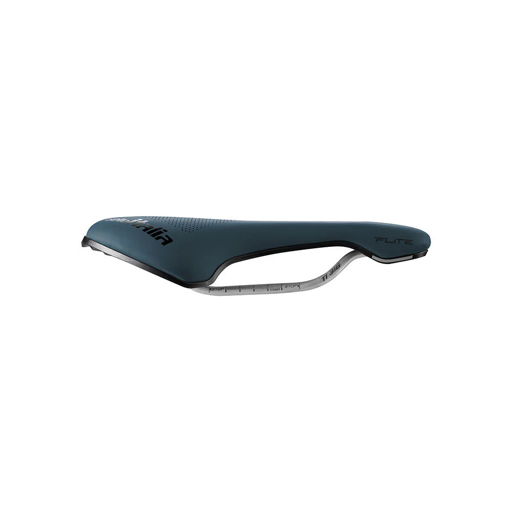 Siodełko SELLE ITALIA FLITE BOOST GRAVEL SUPERFLOW L Rails TI316 Blue - Image 2