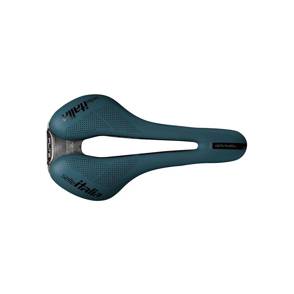 Siodełko SELLE ITALIA FLITE BOOST GRAVEL SUPERFLOW L Rails TI316 Blue - Image 3