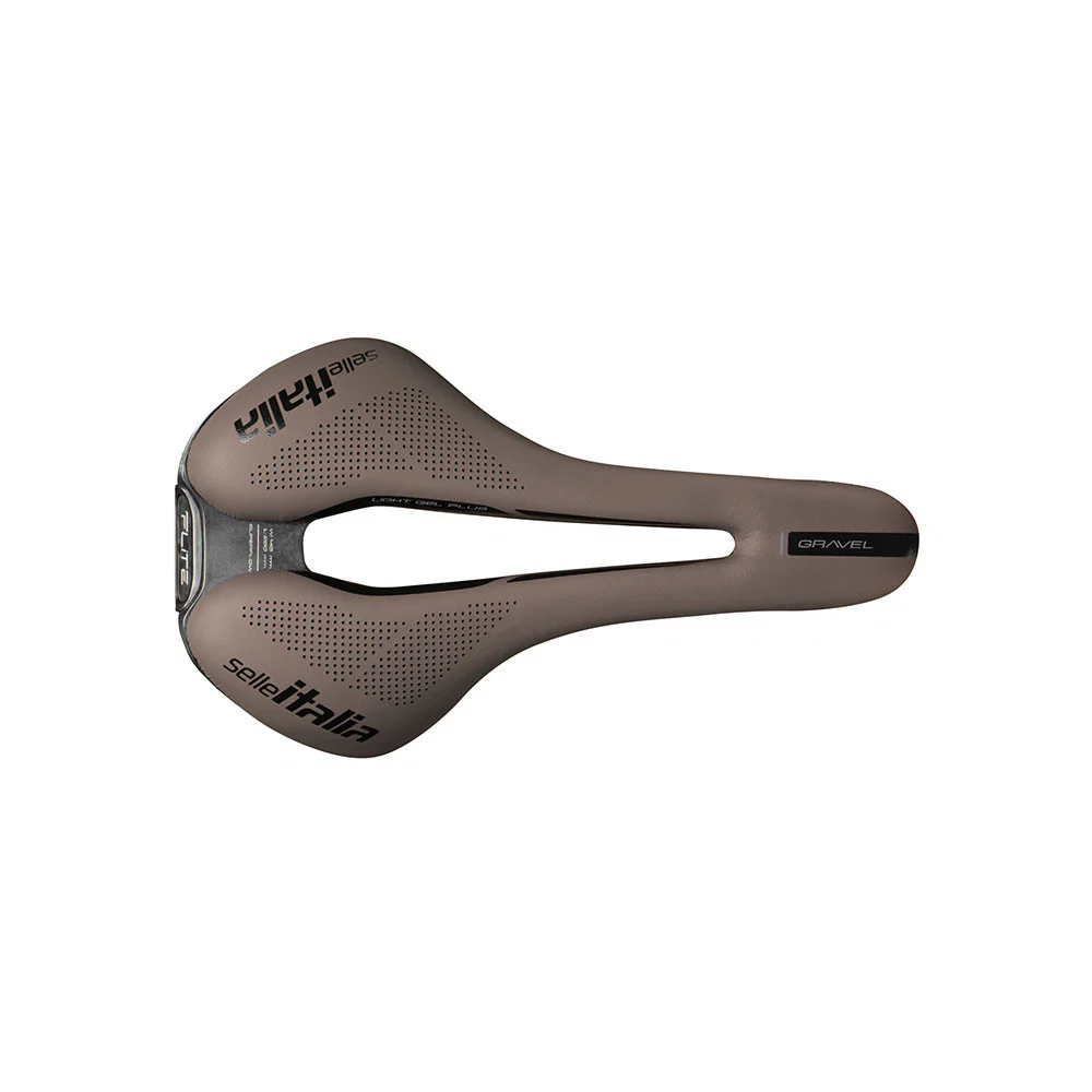 Siodełko SELLE ITALIA FLITE BOOST GRAVEL SUPERFLOW S Rails TI316 Brown - Image 3
