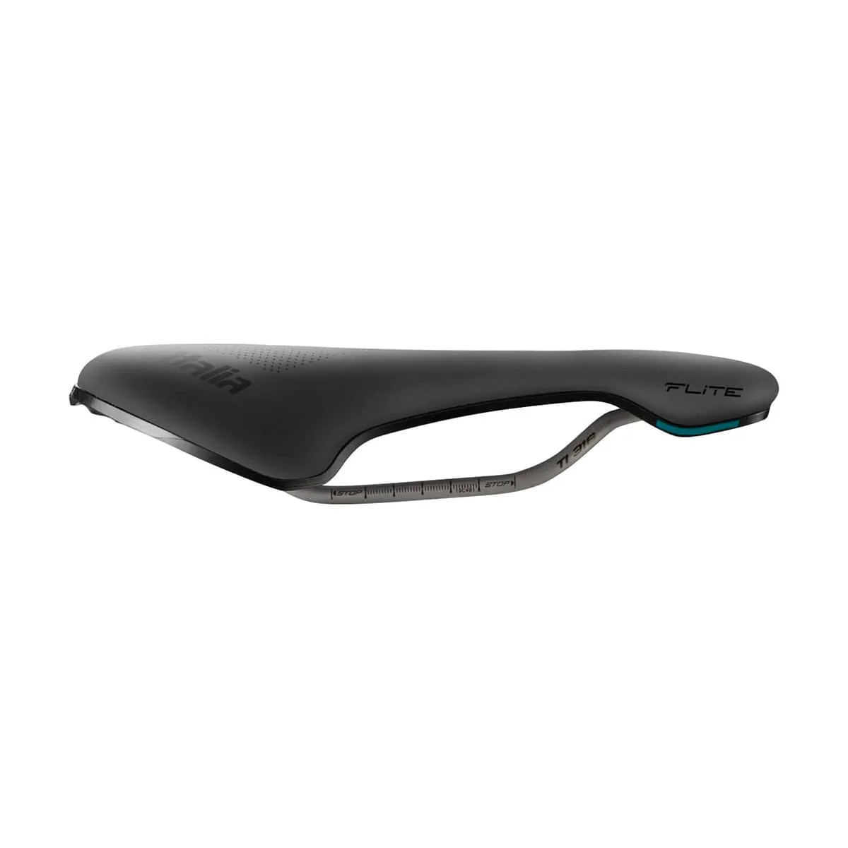 Siodełko SELLE ITALIA FLITE BOOST GRAVEL SUPERFLOW S Szyny Ti316 czarny/szary - Image 2