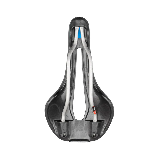 Siodełko SELLE ITALIA FLITE BOOST GRAVEL SUPERFLOW S Szyny Ti316 czarny/szary - Image 5
