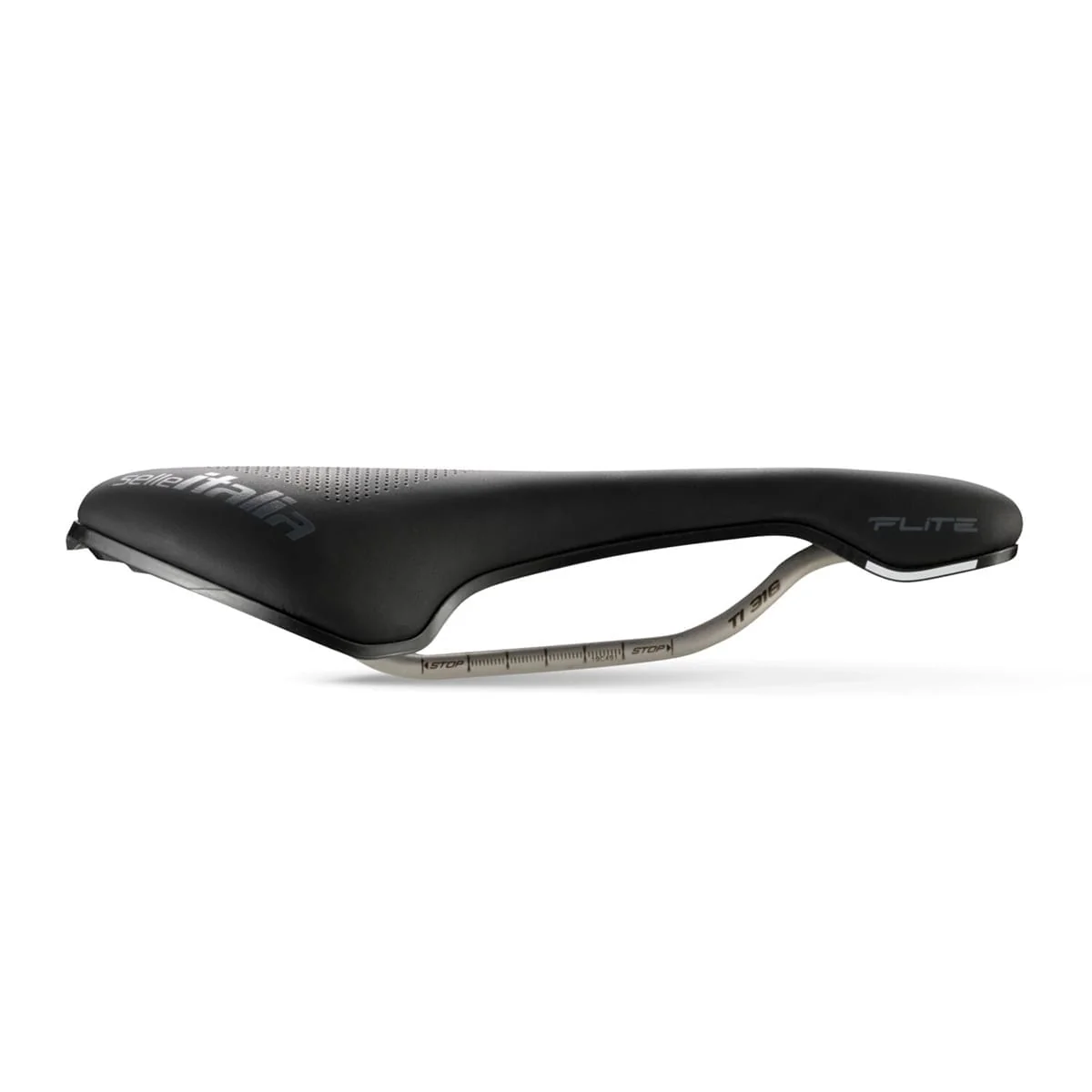 Siodełko SELLE ITALIA FLITE BOOST SUPERFLOW ENDURANCE L Szyny Ti 316 Czarny - Image 2
