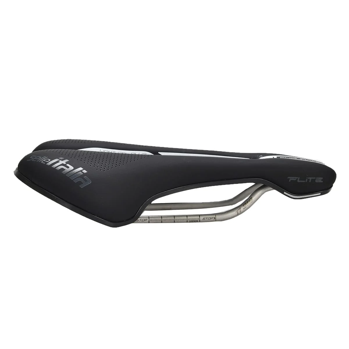 Siodełko SELLE ITALIA FLITE BOOST SUPERFLOW ENDURANCE S Szyny Ti 316 Czarny - Image 2