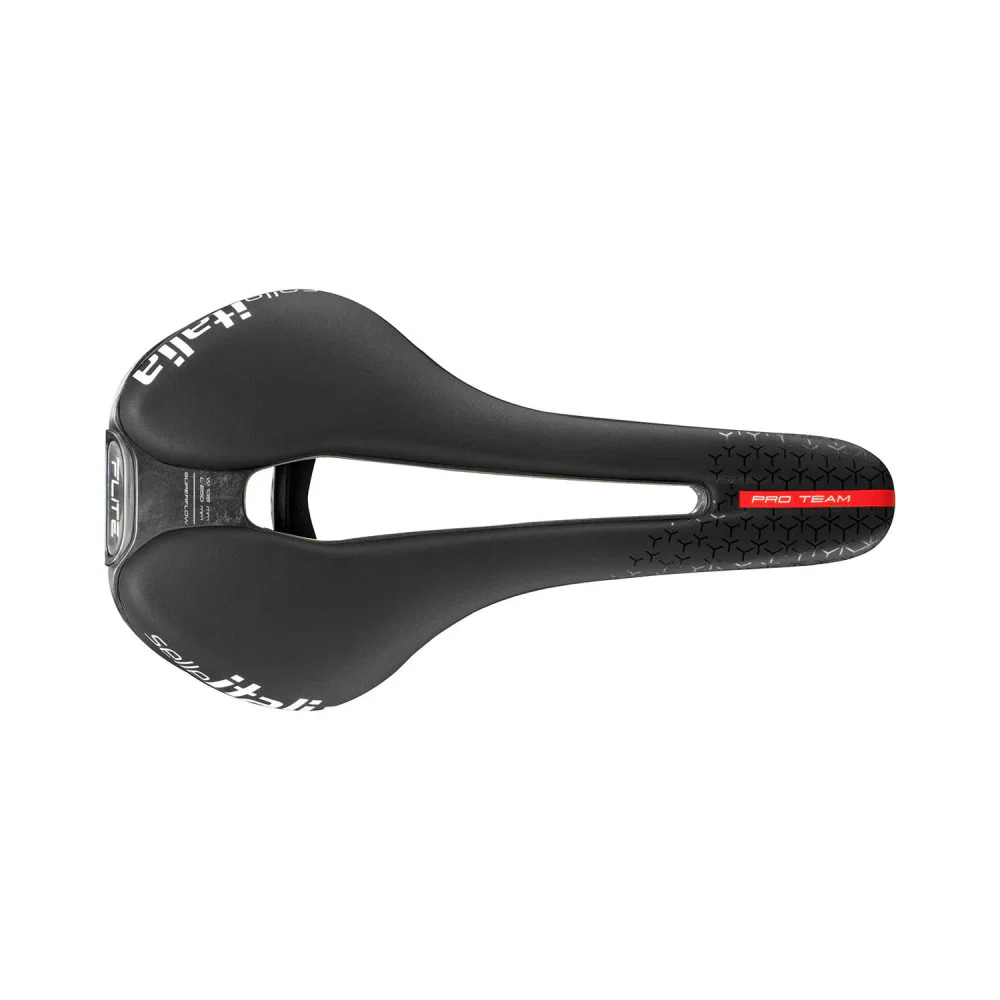 Siodełko SELLE ITALIA FLITE BOOST SUPERFLOW PRO TEAM 6.1 S Szyny Carbon Black - Image 3
