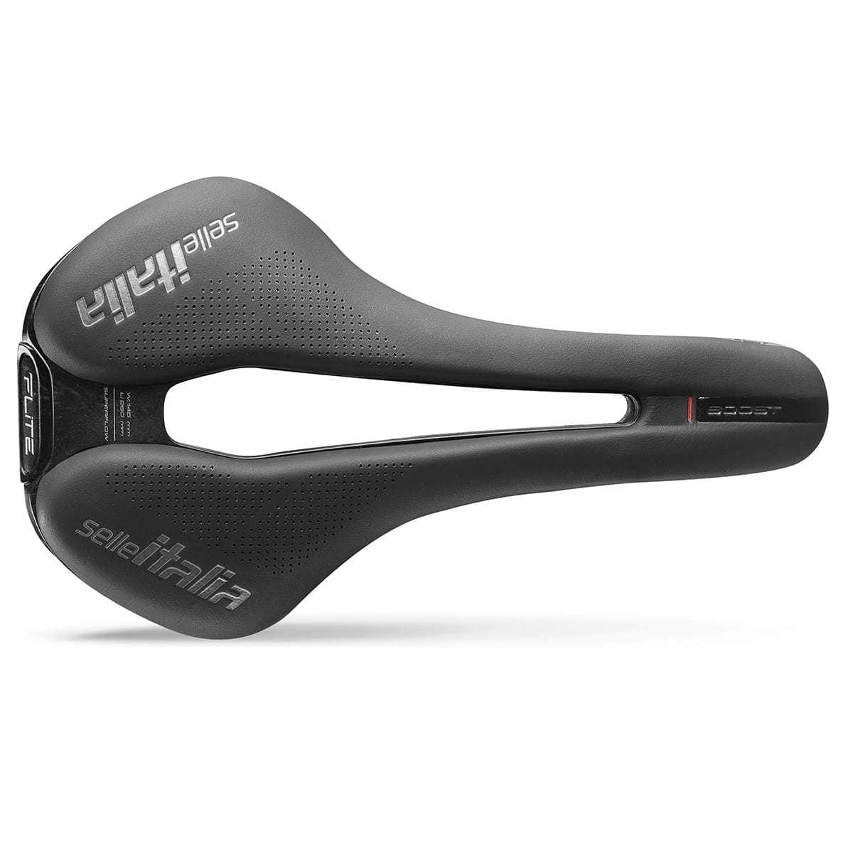 Siodełko SELLE ITALIA FLITE BOOST SUPERFLOW S Szyny Carbon Black - Image 3