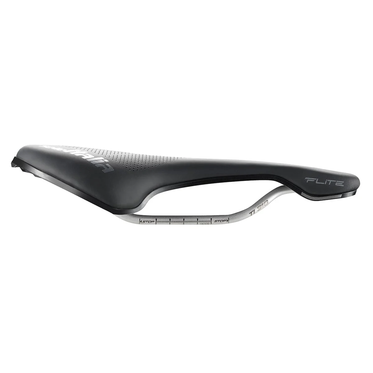 Siodełko SELLE ITALIA FLITE BOOST SUPERFLOW S Szyny Ti316 Czarny - Image 2