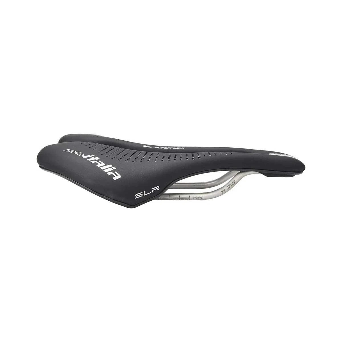 Siodełko SELLE ITALIA MAX SLR BOOST GEL SUPERFLOW L Rails TI316 - Image 2