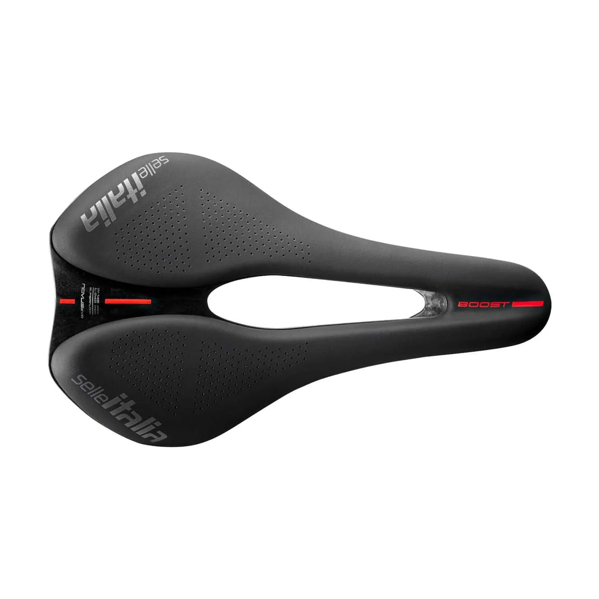 Siodełko SELLE ITALIA NOVUS EVO BOOST SUPERFLOW L KIT CARBONIO L Carbon Rails Black